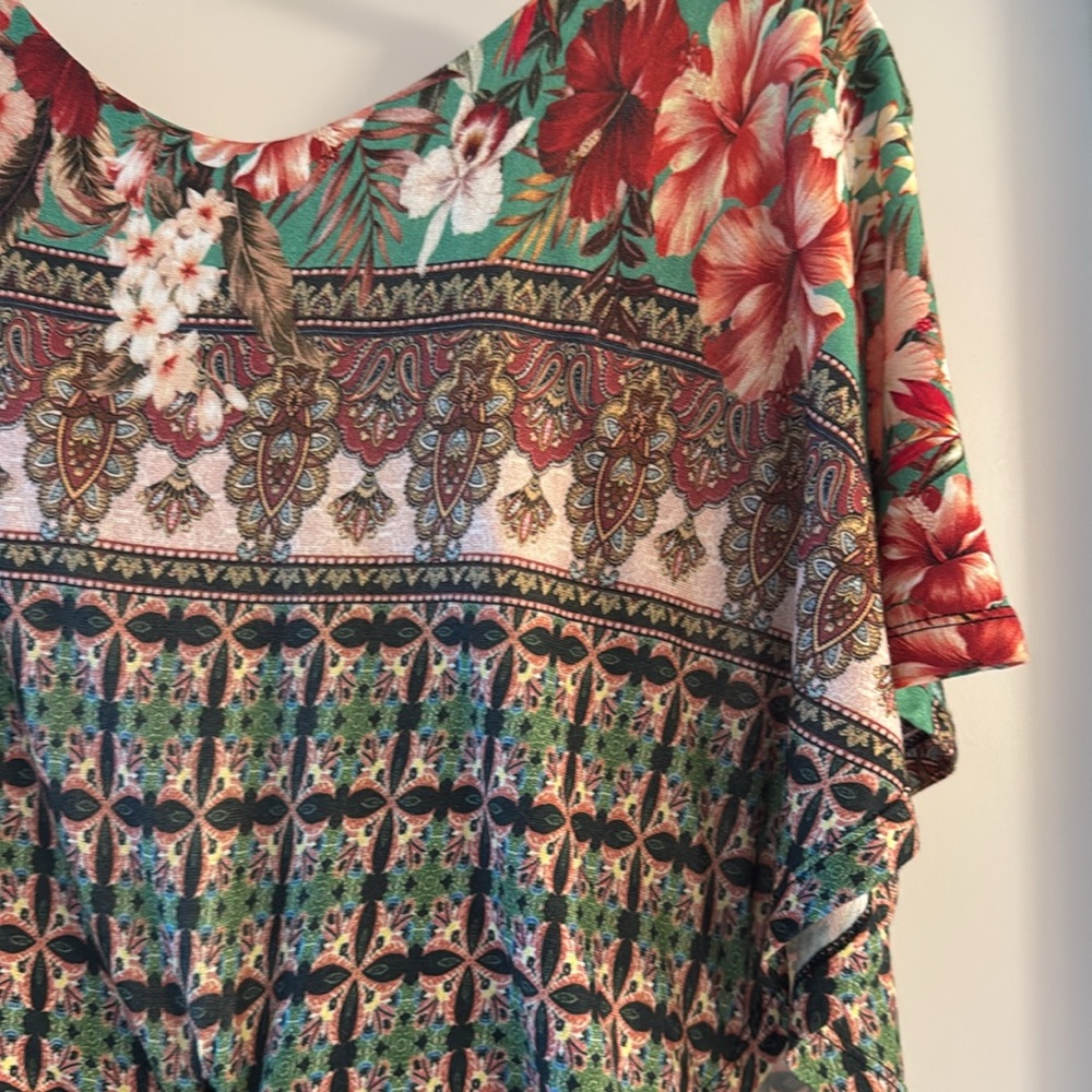 FARM Rio Multicolor Floral Maxi Dress - Picture 6 of 14